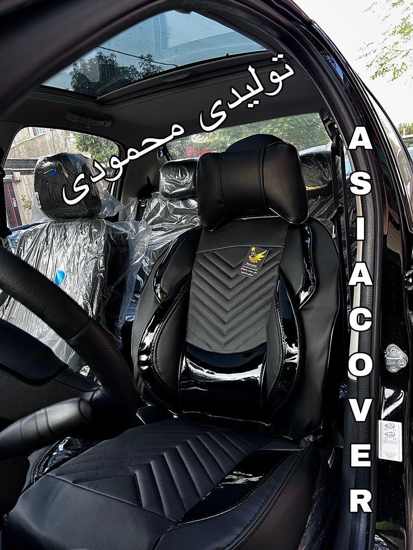 روکش صندلی تیگاردتمام چرم مدل نیولاماری فول طبی خلبانی پدطبی سروگودی کمرمتریال عالی مخصوص TIGARD