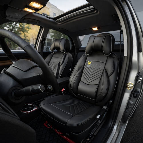 روکش صندلی اطلس چرم طرح نیولاماری(پاپیونی)درجه۱باگارانتی دارای پدطبی سروگودی کمرvipخلبانی کوالیتی بالاوعالی مناسب خودروی اطلس